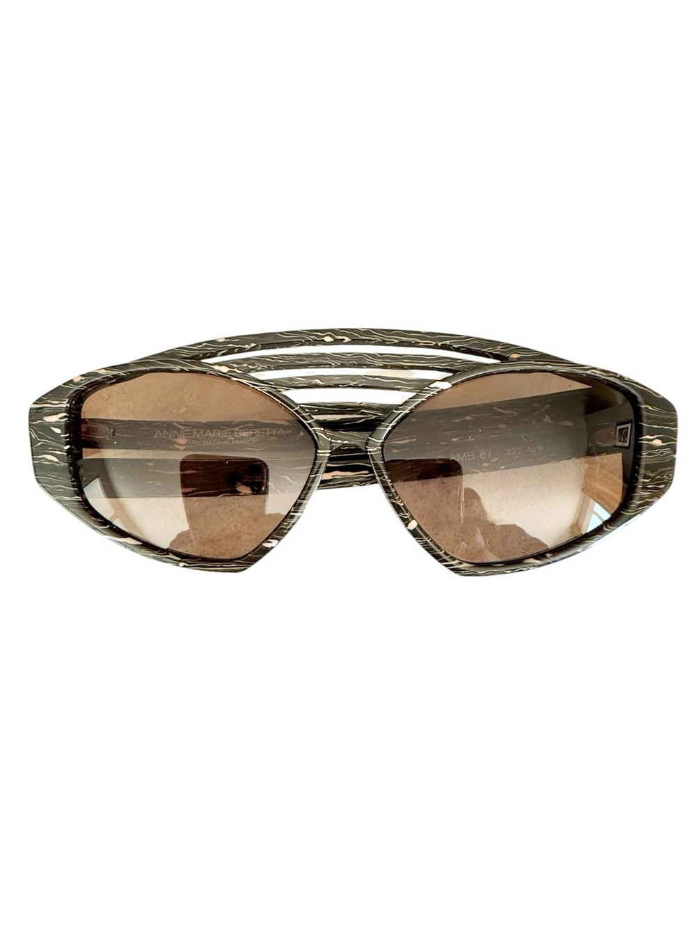 Rare 1987 Anne Marie Beretta 422 429 Sunglasses Made in France Designer Archive